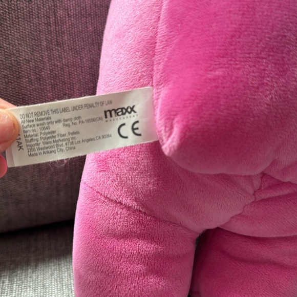 Toikido Among Us Pink with Flower Stuffed 12" Plush Stuffed Animals Toys - Picture 5 of 7